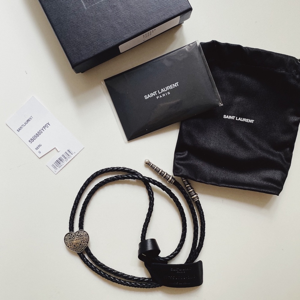 BRAND NEW YSL Saint Laurent Western Bolo Tie
